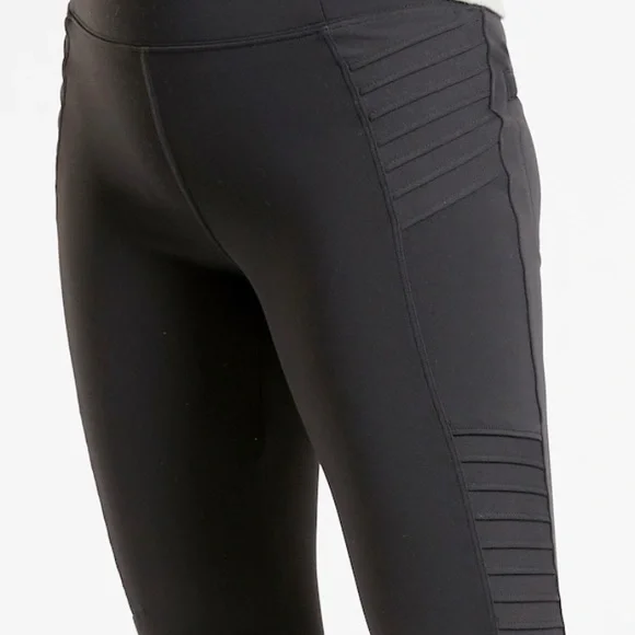 Athleta Delancey Moto Tight Black Large - Picture 5 of 11
